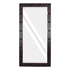 GloboStar® MAKEUP MIRROR-160x80-2 Μοντέρνος Καθρέπτης Μακιγιάζ με Πλαίσιο Φυσικού Ξύλου με Διακόπτη On/Off 20 x E27 AC220-240V - Μ80 x Π7 x Υ160cm - Καφέ Wenge - ledmania.gr
