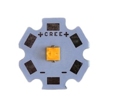 3W Cree LED XPE Υψηλής Ισχύος LED Chip-20mm Λευκο PCB Board-Θερμο Λευκο 3000Κ-1τεμ. - ledmania.gr