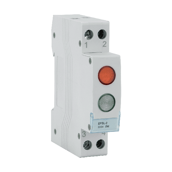 401559 ELD-RG-DIN LAMP 230V RED/GREEN - ledmania.gr