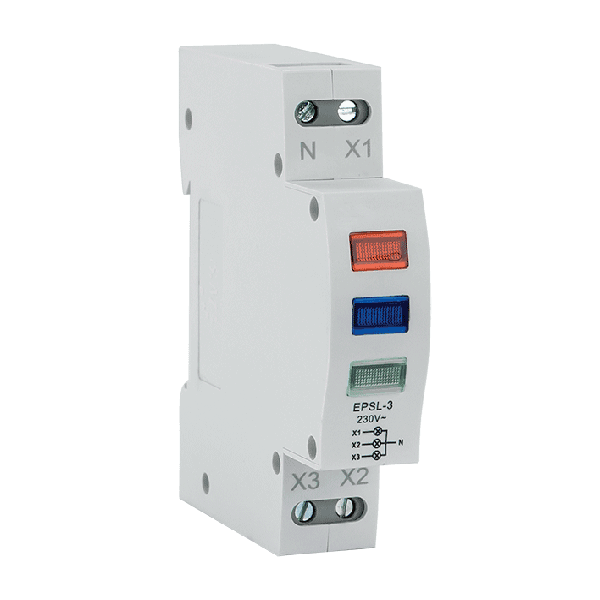 401560 ELD-RGB-DIN LAMP 230V RED/GREEN/BLUE - ledmania.gr