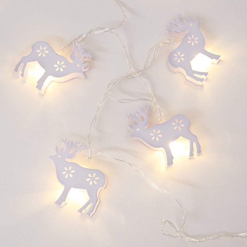 METAL STRING LIGHTS ΤΑΡΑΝΔΟΣ 10 LED ΛΑΜΠΑΚ ΣΕΙΡΑ ΜΠΑΤΑΡ(2xΑΑ) ΘΕΡΜΟ ΛΕΥΚΟ IP20 135+30cm ΔΙΑΦΑΝ ΚΑΛ - ledmania.gr