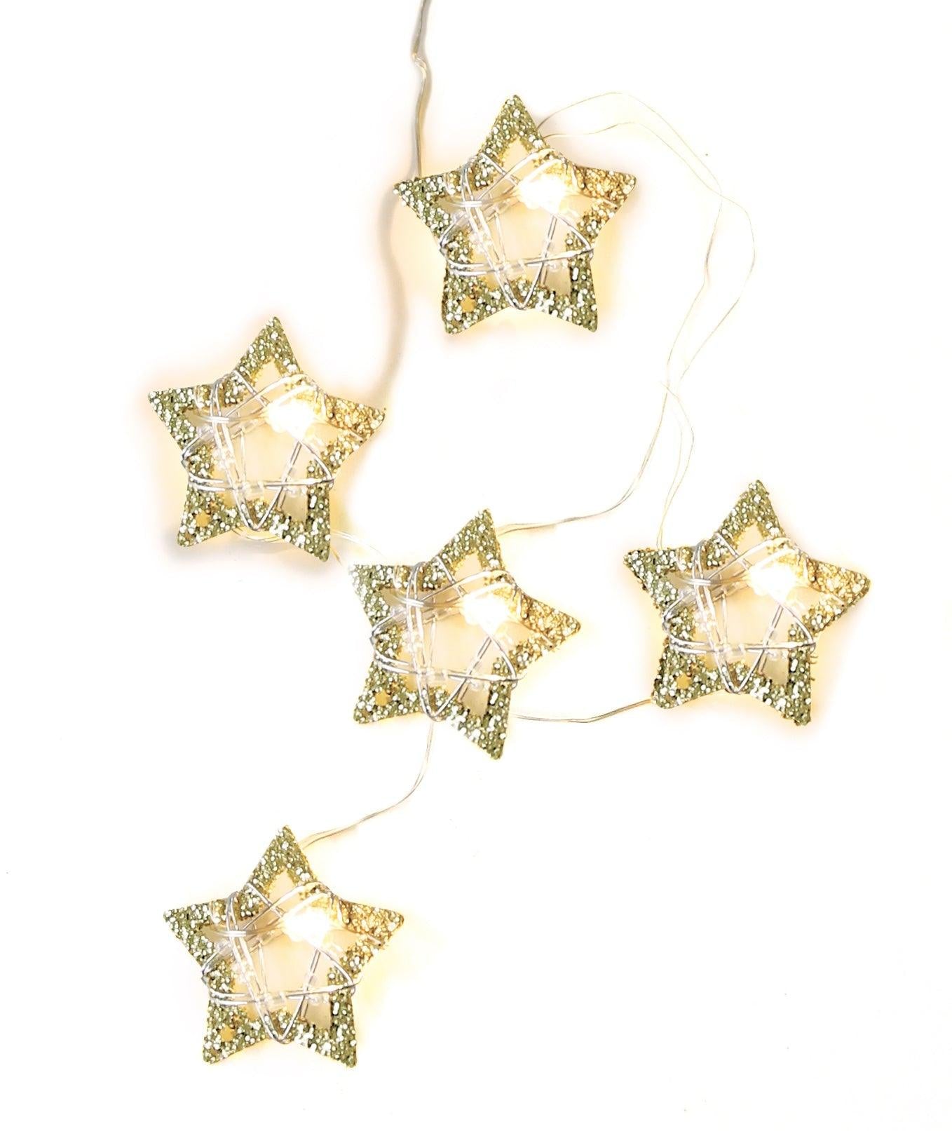 “DIAMOND & JEWELRY STRING LIGHTS” ΑΣΤΕΡΙ 20 LED ΛΑΜΠΑΚ ΣΕΙΡΑ ΜΠΑΤΑΡ(2xΑΑ) ΘΕΡΜΟ ΛΕΥΚΟ IP20 190+30cm - ledmania.gr