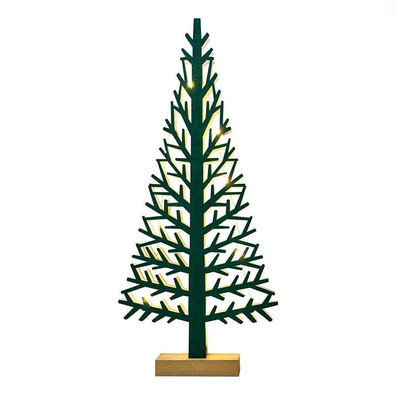 “WOODEN XMAS TREE LIGHT” ΠΡΑΣΙΝΟ ΔΕΝΤΡΟ-ΜΕΓΑΛΟ 10LED ΛΑΜΠΑΚ ΜΠΑΤΑΡ(2xAAA) ΘΕΡΜΟ ΛΕΥΚΟ IP20 21x5x47cm - ledmania.gr