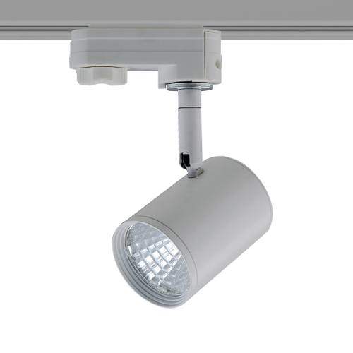 GREY LED TRACK LIGHT 7W 3000K 4WIRES 24° 500LM 230V Ra80 - ledmania.gr