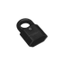TWO POLE SOCKET WITH HOOK 10A BLACK - ledmania.gr