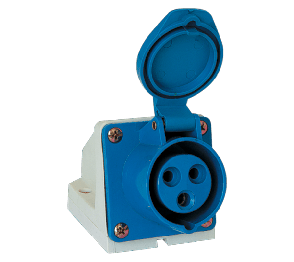 ΠΡΙΖΑ ΣΤΑΘΕΡΗ HT-113 16A IP44 1P+N+E 230V - ledmania.gr