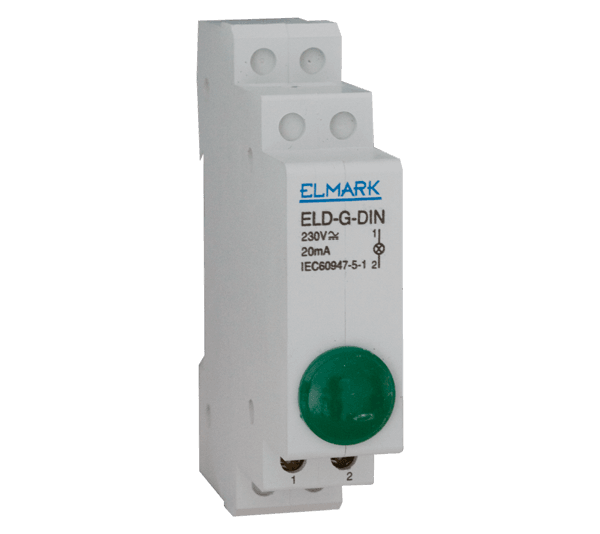 ΛΥΧΝΙΑ ΡΑΓΑΣ ELD-B-DIN 230V ΜΠΛΕ - ledmania.gr