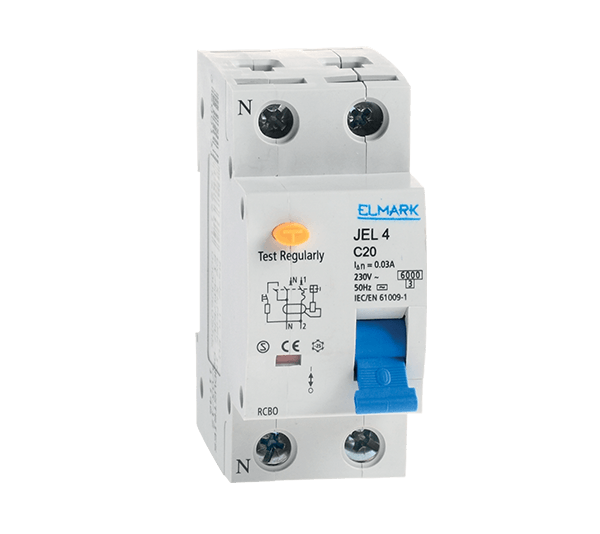 ΣΥΝΔΥΑΣΜΟΣ ΡΕΛΕ ΔΙΑΡΡΟΗΣ JEL4 C16 2P 16A/30MA - ledmania.gr
