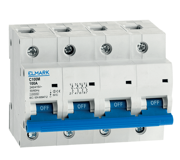 ΜΙΚΡΟΑΥΤΟΜΑΤΗ ΑΣΦΑΛΕΙΑ C100M 10KA 4P 100A ΚΑΜΠΥΛΗ B - ledmania.gr