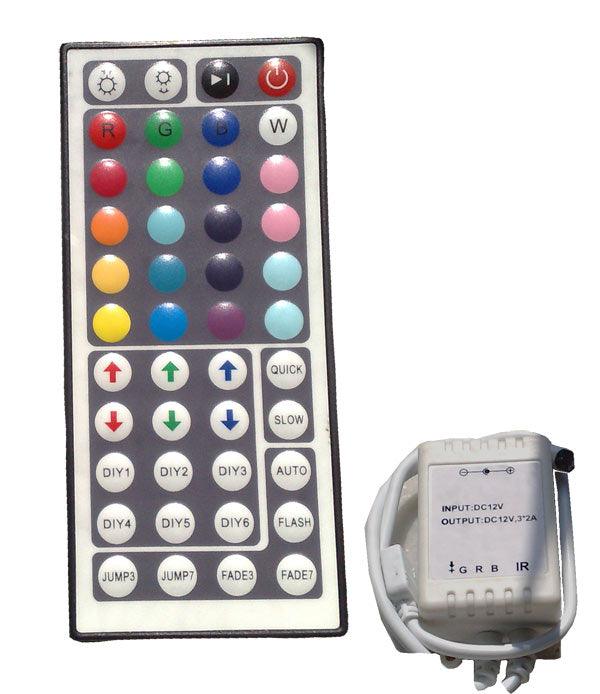 44key Ασυρματο Χειριστηριο για Ταινιες Led 12-24vDc - ledmania.gr