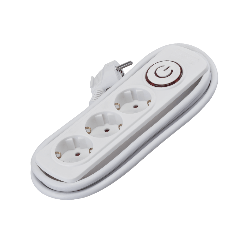 ΠΟΛΥΠΡΙΖΟ ΤΡΙΠΛΟ 2M H05VV-F 3X1.5MM²+ΔΙΑΚΟΠΤΗ - ledmania.gr