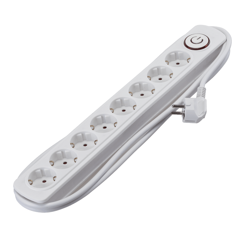 ΠΟΛΥΠΡΙΖΟ ΕΠΤΑΠΛΟ 2M H05VV-F 3X1.5MM²+ΔΙΑΚΟΠΤΗ - ledmania.gr