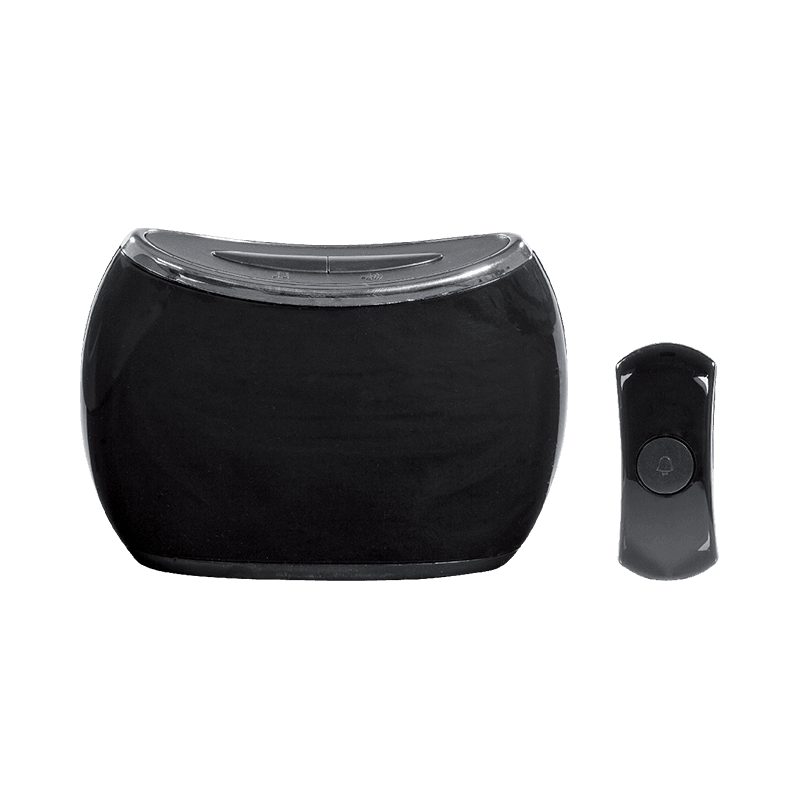 WIRELESS DOORBELL 5025BL DC 36 MELODIES BLACK - ledmania.gr