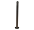 SP60 ΜΕΤΑΛΛΙΚΟ ΚΟΛΩΝΑΚΙ 600MM, ΔΙΑΜΕΤΡΟΣ 60MM ΜΑΥΡΟ - ledmania.gr
