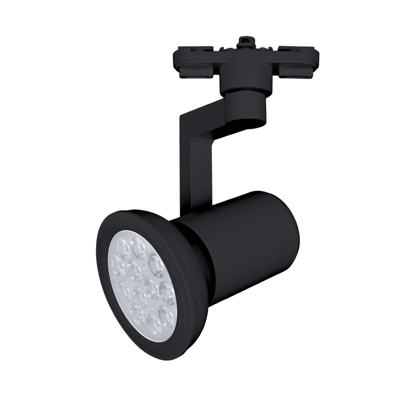 SKY TL809 LED ΣΠΟΤ ΡΑΓΑΣ 15W 6400K 4-ΓΡΑΜΜΩΝ ΜΑΥΡΟ - ledmania.gr