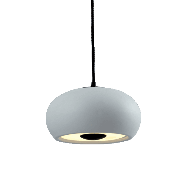 HENDRIX LED PENDANT 21W 3000K BLACK/WHITE - ledmania.gr