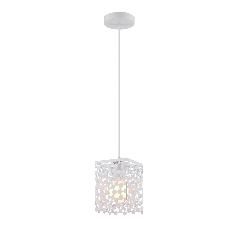 JANIS-1B ΚΡΕΜΑΣΤΟ ΦΩΤΙΣΤΙΚΟ 1XE27 ΛΕΥΚΟ L130XW130mm - ledmania.gr