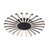 JOSEY ΠΟΛΥΦΩΤΟ LED 96W / 3000K D575XH50mm ΜΑΥΡΟ - ledmania.gr