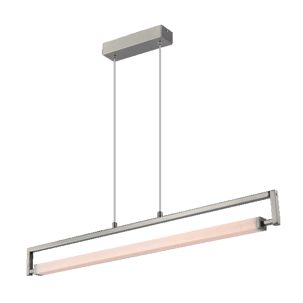 LINUS LED PENDANT 23W 3000K SILVER - ledmania.gr