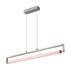 LINUS LED PENDANT 23W 3000K SILVER - ledmania.gr