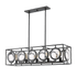 LUTON PENDANT 6xE14 BLACK - ledmania.gr
