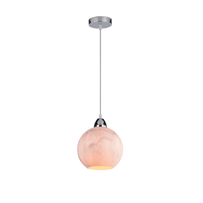 MARBLE-1A ΚΡΕΜΑΣΤΟ ΦΩΤΙΣΤΙΚΟ 1XE27 ΛΕΥΚΟ D200mm - ledmania.gr