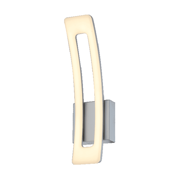 MARCELLA LED WALL LAMP 11W 3000K SILVER - ledmania.gr