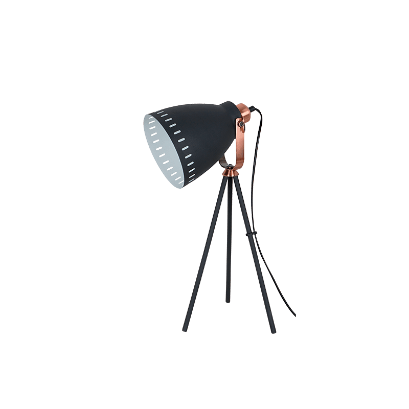 MAX ΕΠΙΤΡΑΠΕΖΙΟ ΦΩΤΙΣΤΙΚΟ 1XE27 ΜΑΥΡΟ H520mm - ledmania.gr