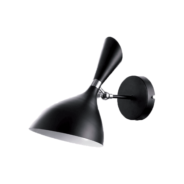 MORGAN WALL LAMP 1xE14 BLACK - ledmania.gr