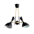 MORGAN CHANDELIER 2xE14 BLACK - ledmania.gr