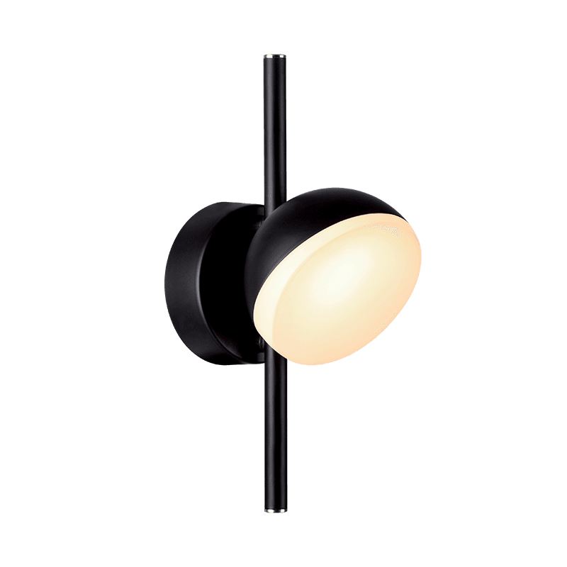 OLIVIA ΑΠΛΙΚΑ LED 7W/ 490lm/ 3000K ΜΑΥΡΟ - ledmania.gr