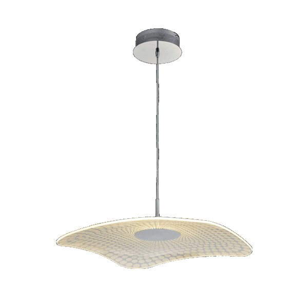 OWEN LED PENDANT 19W 3000K CHROME - ledmania.gr