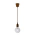 SAILOR-16 PENDANT SILICONE 1xE27 BROWN - ledmania.gr