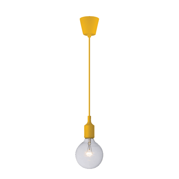 SAILOR-16 PENDANT SILICONE 1xE27 YELLOW - ledmania.gr
