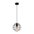 TARA PENDANT 1XE27 BLACK - ledmania.gr