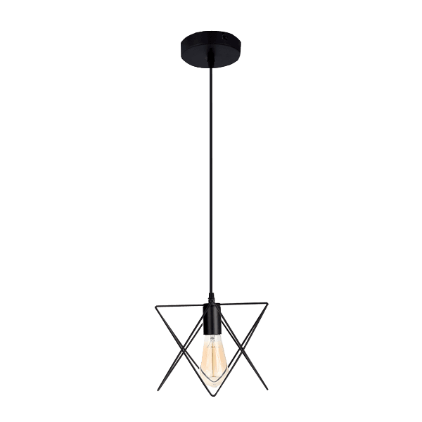 TERI PENDANT 1XE27 BLACK-955TERI1/BL - ledmania.gr