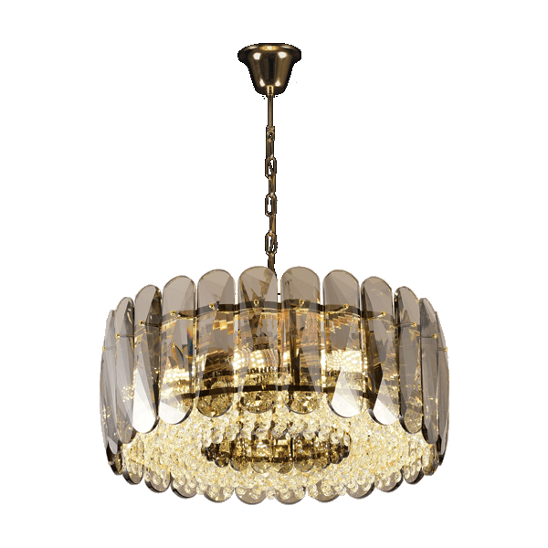 VERA CHANDELIER 9xE14 GOLD - ledmania.gr