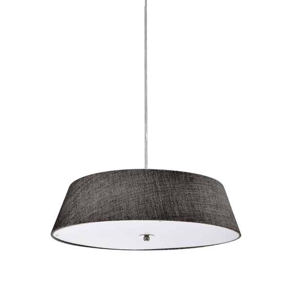 YVONNE PENDANT 5xE27 D500 BLACK - ledmania.gr