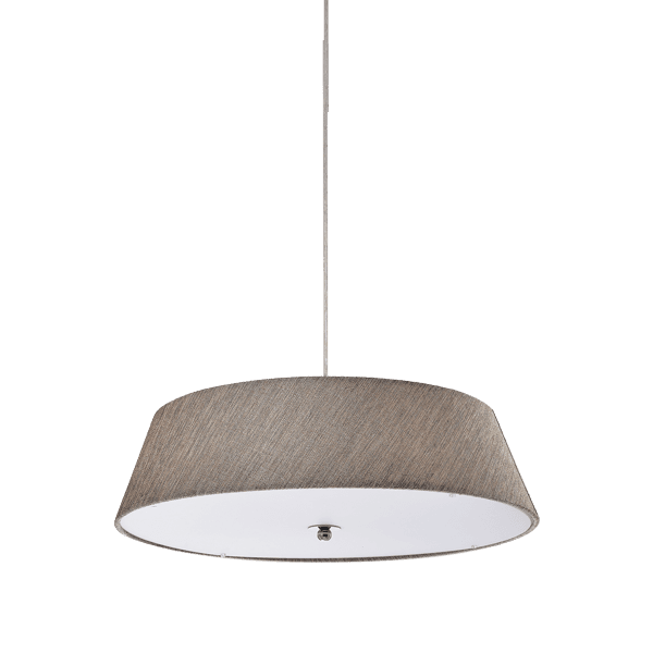 YVONNE PENDANT 5xE27 D500 BROWN - ledmania.gr