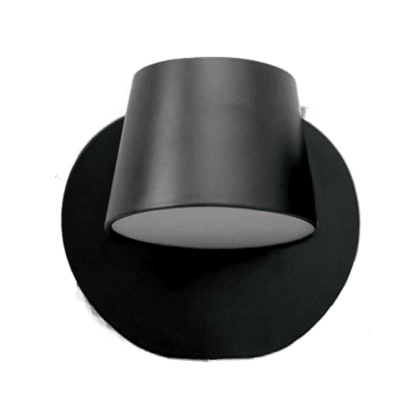 MALIA SINGLE LED CEILING LAMP 12W 4200K BLACK - ledmania.gr