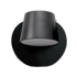 MALIA SINGLE LED CEILING LAMP 12W 4200K BLACK - ledmania.gr