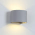 LED ΑΠΛΙΚΑ ΣΤΡΟΓΓΥΛΗ 2X5W 4000K IP54 ΓΚΡΙ - ledmania.gr