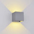 LED ΑΠΛΙΚΑ ΤΕΤΡΑΓΩΝΗ 2X5W 4000K IP54 ΓΚΡΙ - ledmania.gr