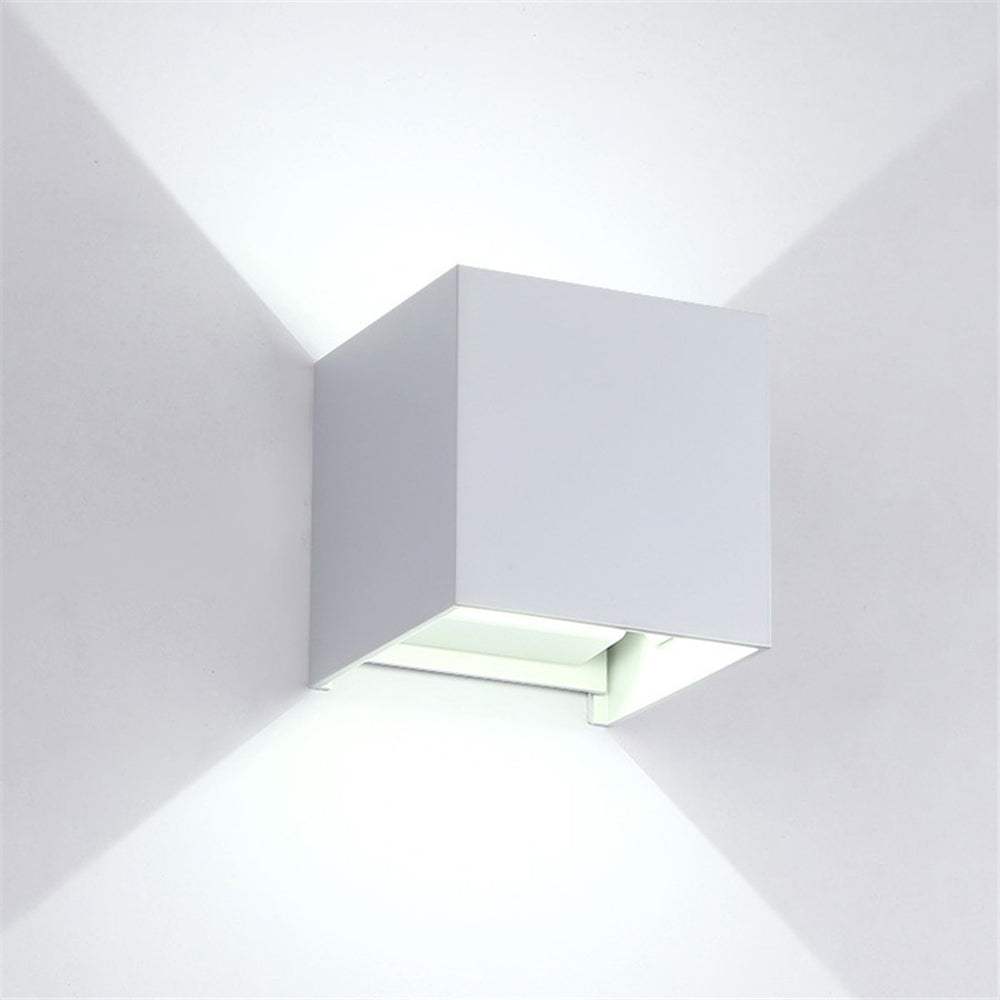 LED ΑΠΛΙΚΑ ΤΕΤΡΑΓΩΝΗ 2X5W 4000K IP54 ΛΕΥΚΗ - ledmania.gr