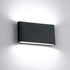 LED ΑΠΛΙΚΑ ΣΤΡΟΓΓΥΛΕΜΕΝΗ 2X6W 4000K IP65 ΜΑΥΡΗ - ledmania.gr