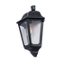 IESSE WALL HALF LATERN 1XE27 IP55 BLACK - ledmania.gr