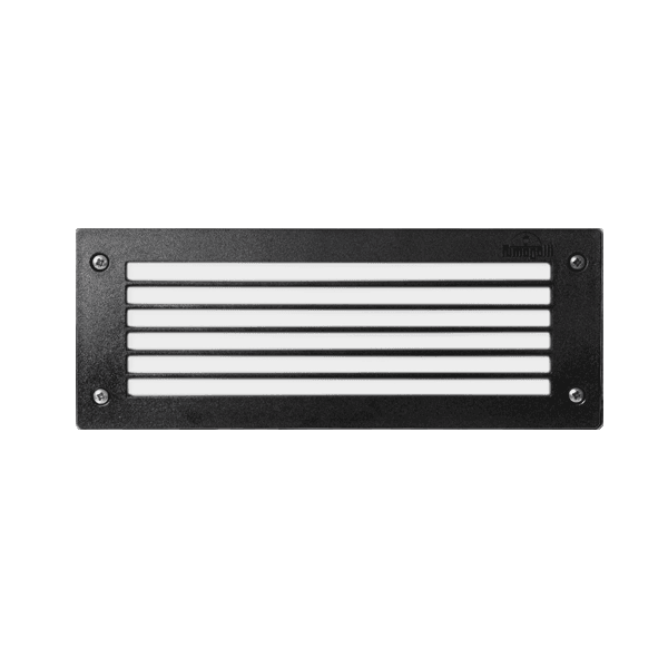 LETI 300GL RECESSED WALL LAMP 1XE27 IP55 BLACK - ledmania.gr