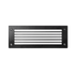 LETI 300GL RECESSED WALL LAMP 1XE27 IP55 BLACK - ledmania.gr
