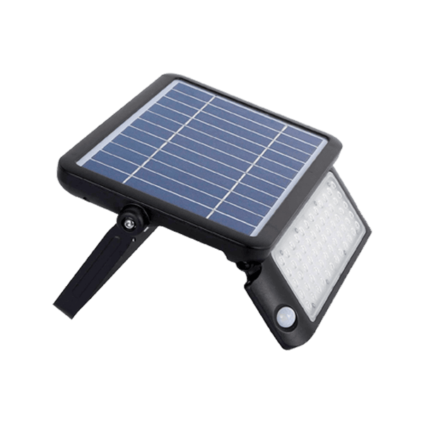 SOLAR LED FLOODLIGHT WITH SENSOR 50W IP65 - ledmania.gr