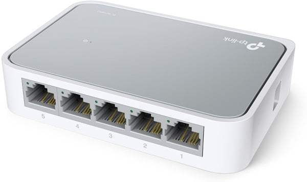 TP-LINK TL-SF1005D 5-PORT UNMANAGED 10/100M DESKTOP SWITCH - ledmania.gr